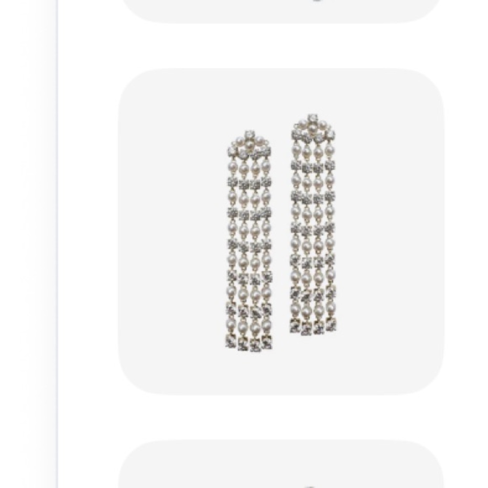 Nicola Bathie pearly and embellished tassels